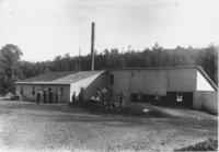 F.B. Stone's Sawmill with workers out front,