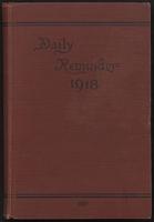 Chester Way Diary, 1918