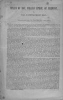 Speech of Hon. William Upham, of Vermont, on the Compromise bill : in Senate,             July 1 and 2, 1850.