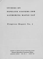 Studies on pipeline systems for gathering maple sap