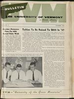 Bulletin of the University of Vermont vol. 53 no. 11
