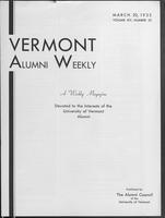 Vermont Alumni Weekly vol. 14 no. 20