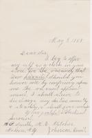 Katherine Fletcher to George B. Smith, 1885 May 5