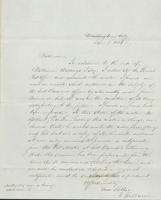 Letter to William Collamer, January 11, 1849