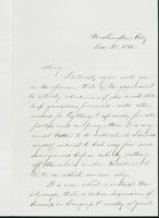 Letter to Mary N. Collamer, December 25, 1856