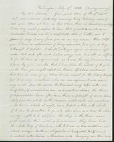 Letter to Nathan and Mary Hill, July 17, 1842