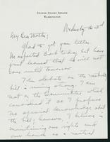Letter to Mrs. C.G. (Ann) Austin, March 3, 1937