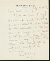 Letter to Mrs. C.G. (Ann) Austin, July 22, 1937