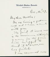 Letter to Mrs. C.G. (Ann) Austin, December 16, 1937