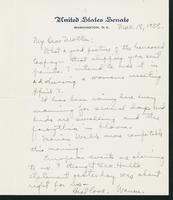Letter to Mrs. C.G. (Ann) Austin, March 18, 1938