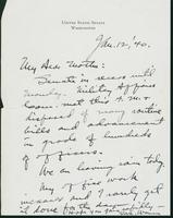 Letter to Mrs. C.G. (Ann) Austin, January 12, 1940