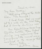 Letter to Mrs. C.G. (Ann) Austin, March 14, 1940