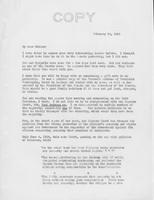 Letter to Mrs. C.G. (Ann) Austin, February  19, 1935