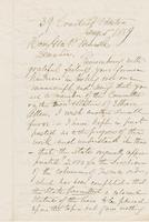 Letter from AUSTIN JACOBS COOLIDGE to GEORGE PERKINS MARSH,                             dated January 5, 1859.