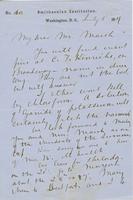 Letter from SPENCER FULLERTON BAIRD to GEORGE PERKINS MARSH,                             dated July 8, 1859.
