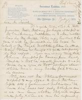 Letter from SPENCER FULLERTON BAIRD to GEORGE PERKINS MARSH,                             dated July 17, 1876.