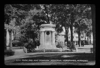 The Park and MacDonough Memorial