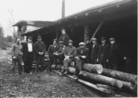 Mill Workers at sawmill, Williamsville, Vt.