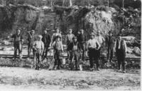 Employees of the Somerset Dam construction project, Searsburg, Vt.