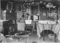 Interior of Ben Casson's Cabin