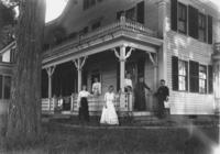 Six Women in front of the Davidson House, Newfane, Vt.
