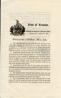 General order no. 13
