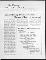 Vermont Alumni News vol. 28 no. 08