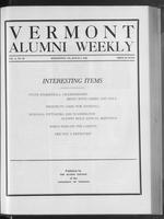 Vermont Alumni Weekly vol. 01 no. 22
