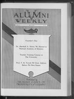 Vermont Alumni Weekly vol. 02 no. 27