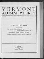 Vermont Alumni Weekly vol. 01 no. 26