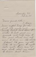 Tom [Guild] to Katherine Fletcher, 1888 February 26