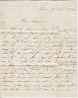 Ellen Colton to Ruth Fletcher, 1858 October 31