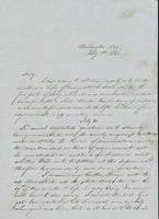 Letter to Mary N. Collamer, July 8, 1848