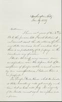 Letter to William Collamer, January 19, 1859