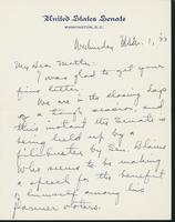 Letter to Mrs. C.G. (Ann) Austin, March  01, 1933