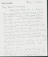 Letter to Mrs. C.G. (Ann) Austin, December 11, 1937