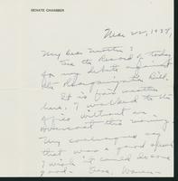 Letter to Mrs. C.G. (Ann) Austin, March 22, 1938