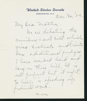 Letter to Mrs. C.G. (Ann) Austin, March 30, 1938