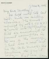 Letter to Mrs. C.G. (Ann) Austin, June 3, 1938