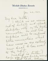 Letter to Mrs. C.G. (Ann) Austin, January 23, 1939