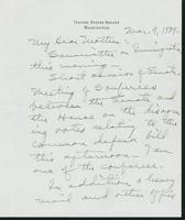 Letter to Mrs. C.G. (Ann) Austin, March 9, 1939