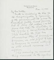 Letter to Mrs. C.G. (Ann) Austin, March 17, 1939