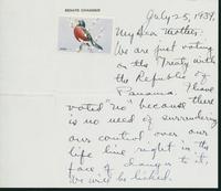 Letter to Mrs. C.G. (Ann) Austin, July 25, 1939