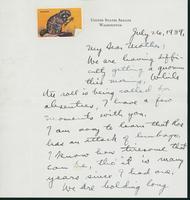 Letter to Mrs. C.G. (Ann) Austin, July 26, 1939