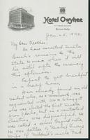 Letter to Mrs. C.G. (Ann) Austin, January 25, 1940