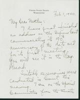 Letter to Mrs. C.G. (Ann) Austin, February 1, 1940