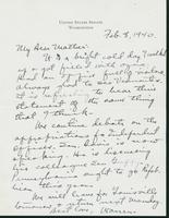 Letter to Mrs. C.G. (Ann) Austin, February 8, 1940