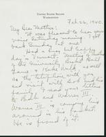Letter to Mrs. C.G. (Ann) Austin, February 26, 1940