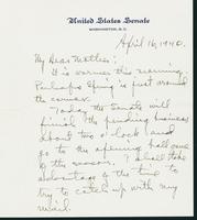 Letter to Mrs. C.G. (Ann) Austin, April 16, 1940