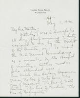 Letter to Mrs. C.G. (Ann) Austin, May 1, 1940
